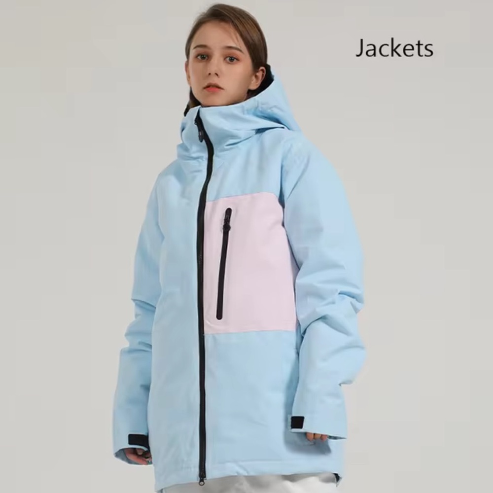Gsou Snow Windproof Color Patchwork Ski Jacket Co… - image 2